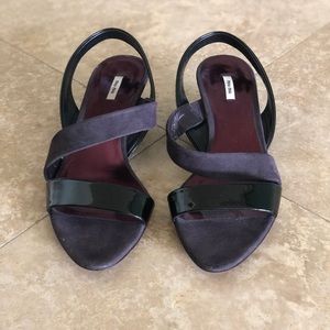 Miu Miu kitten heel sandals